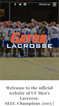 Mobile Screenshot of gatorlacrosse.com